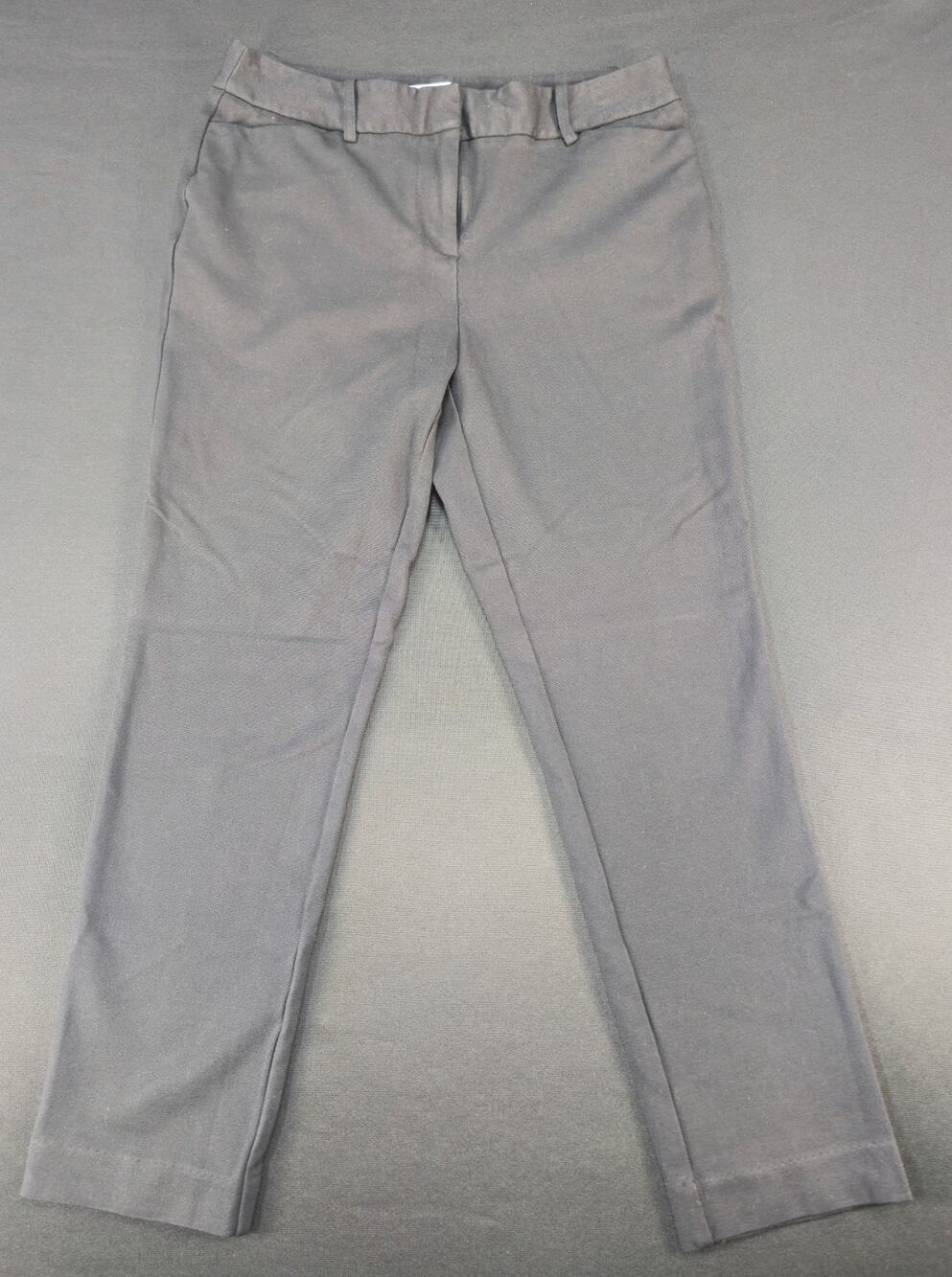 Liz Claiborne Dress Pants Women's Size 4 Black Straight Stretch Career Slacks